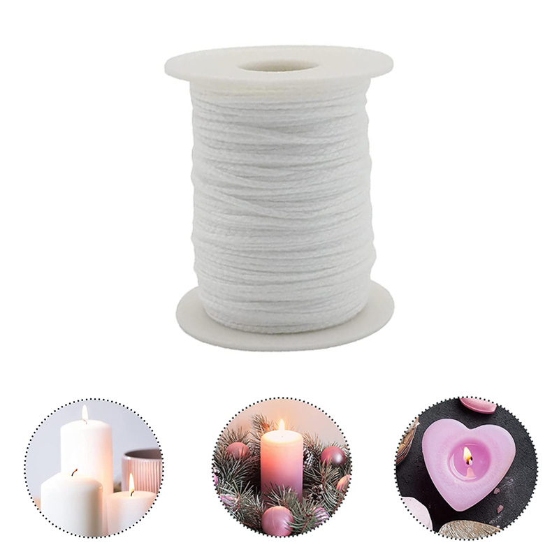 Candle Oil Supplies - 1 rolo 61m algodão trança vela