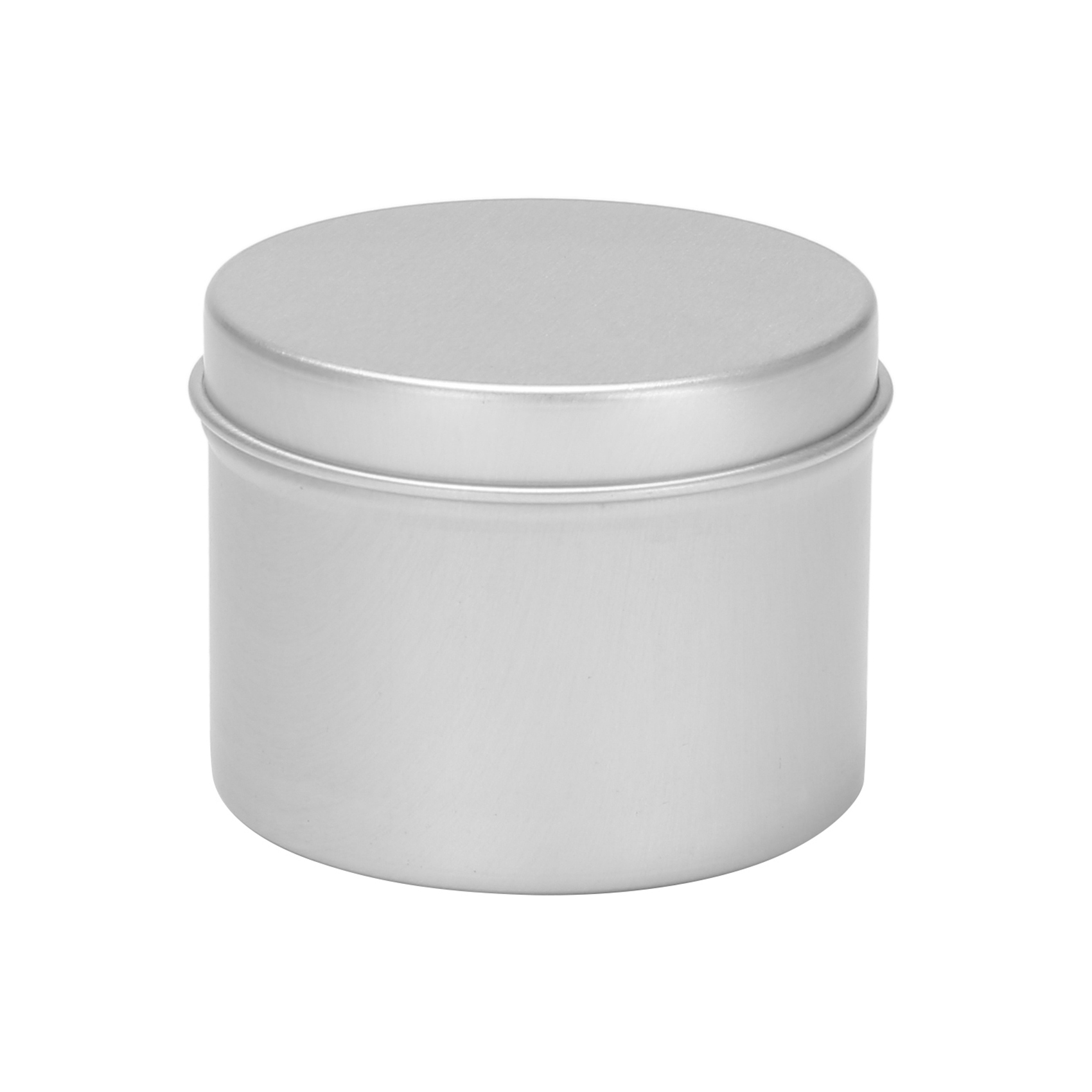 Black Tin Candle - Pacote com 48 Latas Redondas de