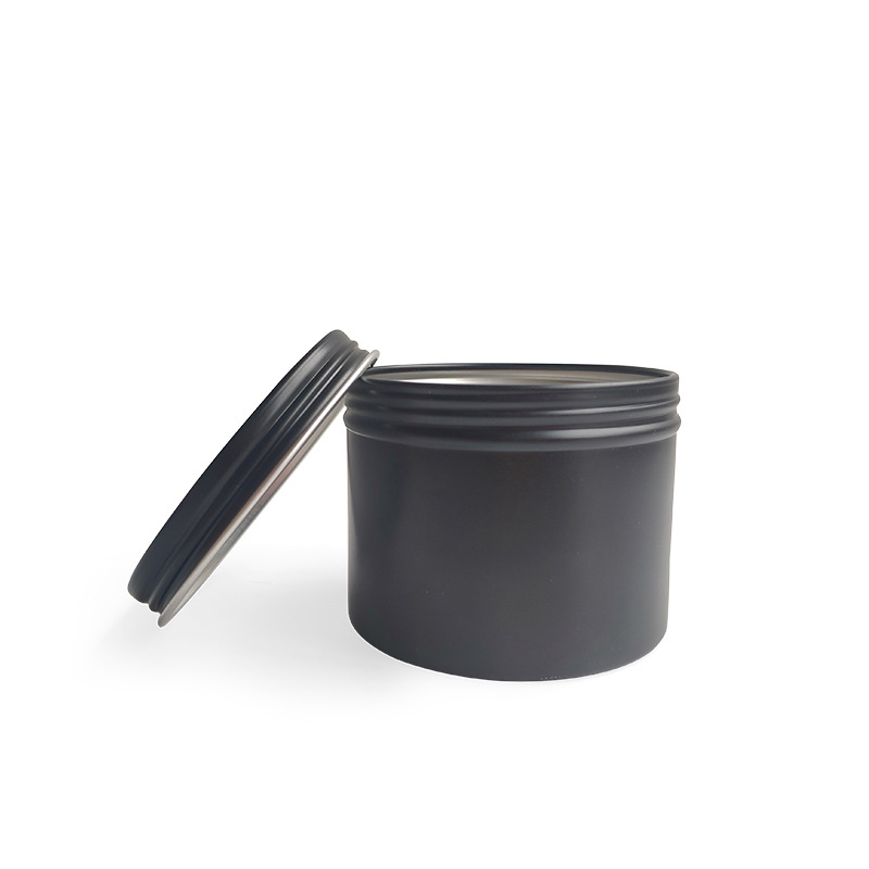 Black Tin Candle - 12/24 pçs caixa de lata de