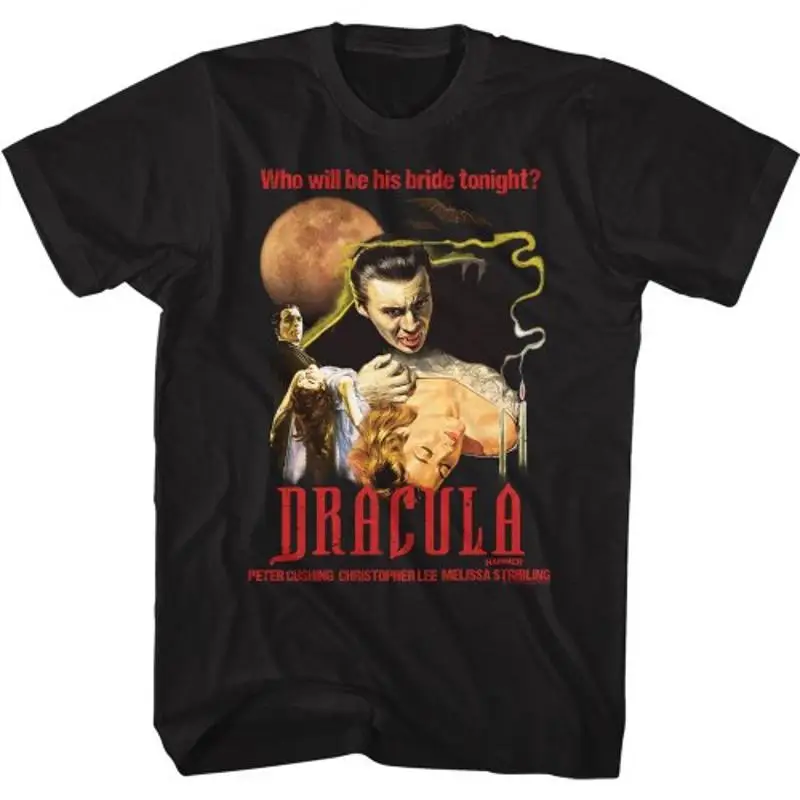 Black Tin Candle - Camiseta preta Hammer Horror Dracula Moon