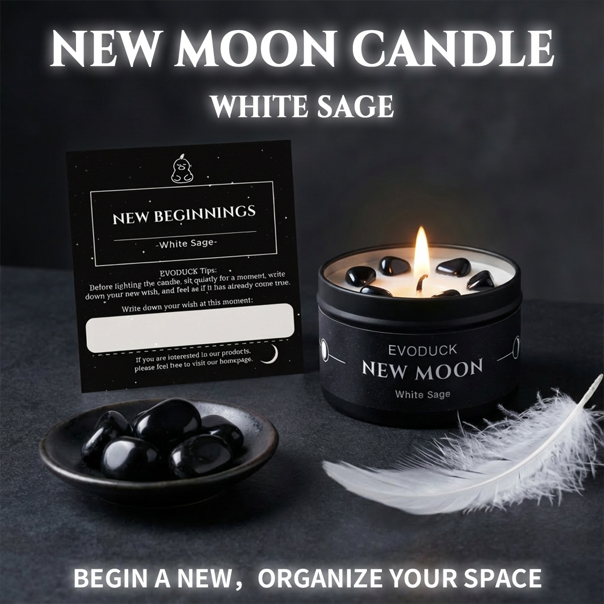 1 unidade Nova Vela Aromática  - Black Tin Candle avaliação e preço