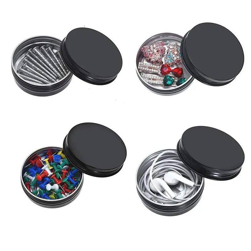 5/10/15/20/30/50/60g lata de a - Black Tin Candle avaliação e preço