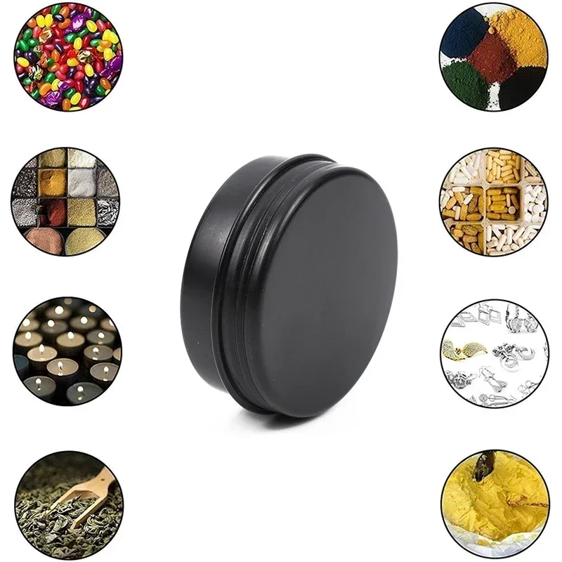 5/10/15/20/30/50/60g lata de a - Black Tin Candle avaliação e preço