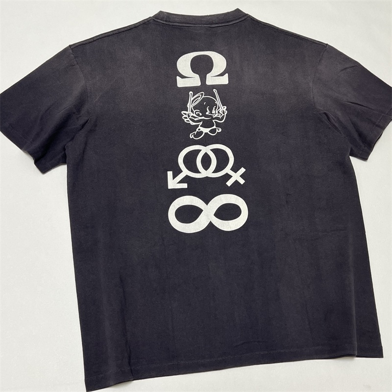 Camiseta Preta Lavada SAINT MI - Black Tin Candle avaliação e preço